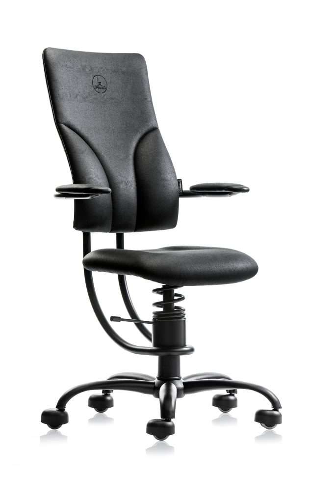 Ergonomische bureaustoel Spinalis Apollo zwart